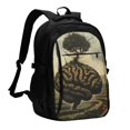 thumbnail image 1 of Salouo Surreal Brain Tree Pattern Extra Large Travel Laptop,Backpack with USB Charging Port College Backpack Business Work Bag Casual Daypack Fits for Men & Women, 1 of 7