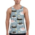 thumbnail image 1 of Salouo Swan Princess On Lake for Men's Tank Tops,Sleeveless Muscle Shirts for Men Quick Dry Workout Tank Top Gym Muscle Tee Fitness Bodybuilding Sleeveless T Shirt-3X-Large, 1 of 7