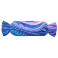 thumbnail image 1 of Salouo Swirl Blue And Purple Pattern Cute Bolster Pillow,Cylindrical Pillow Long Pillow for Bed Round Side Pillow for Knee/Leg/Neck ,- Length 24.4" x 9.8" Diameter, 1 of 8