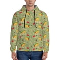 thumbnail image 1 of Salouo Taco Pattern Men's Fall Hoodie Sweatshirt,Sport Hoodie with Pockets for Men Pullover Casual Hooded Sweatshirt-Medium, 1 of 7