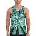 thumbnail image 1 of Salouo Teal Cactus for Men's Tank Tops,Sleeveless Muscle Shirts for Men Quick Dry Workout Tank Top Gym Muscle Tee Fitness Bodybuilding Sleeveless T Shirt-Medium, 1 of 7