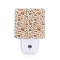 thumbnail image 1 of Salouo Thanksgiving Food for Night Lights Plug into Wall 1 Pack, 0.5W Plug in Night Light with Dusk-to-Dawn Light Sensor LED Nightlight for Bathroom, Adult, Hallway-EU, 1 of 7
