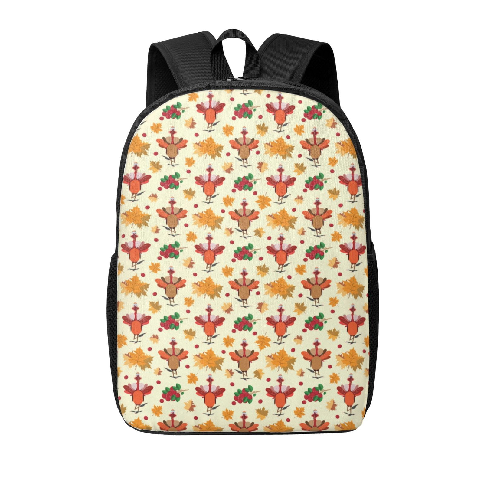 Salouo Thanksgiving Turkeys Print Travel Laptop Backpack,17Inch Casual ...