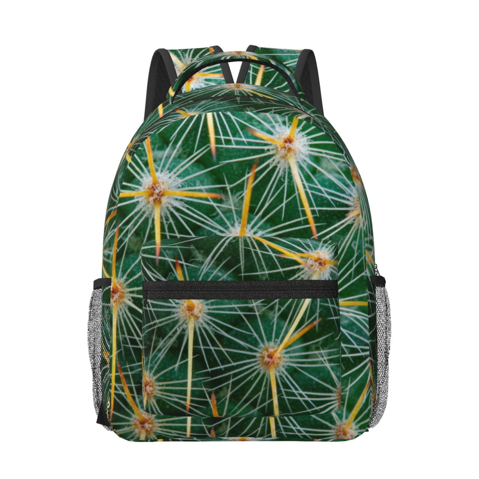 Cactus Rucksack Salouo Thorns Of Macro Cactus Print Laptop Backpack 16.5'' Daypack ...