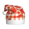 thumbnail image 1 of Salouo Tomatoes And Chili for Adult Christmas Hat Xmas Holiday Hat Santa Hat for Women & Men Festive Headwear Accessories Fit for Christmas/ New Year/Holiday/Party,1PC, 1 of 6