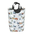 thumbnail image 1 of Salouo Trains And Cactuse for Dirty Clothes Hamper,Extra Large Hamper Basket Bin 1-Pack Big Laundry Baskets with Handles Laundry Hampers Fits for Bedroom & Living Room, 1 of 5