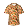 thumbnail image 1 of Salouo Travel And Tourism for Hawaiian Shirt for Men,Summer Beach Casual Short Sleeve Button Down Shirts Men's Regular-Fit Short-Sleeve Print Shirt -3X-Large, 1 of 6