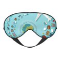 Salouo Travelling on Airplane Pattern Sleep Mask,Sleep Eye Mask
