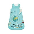 Salouo Travelling on Airplane Print Baby Sleep Sack Wearable Blanket