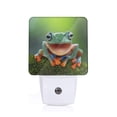 thumbnail image 1 of Salouo Tree Frog for Night Lights Plug into Wall 1 Pack, 0.5W Plug in Night Light with Dusk-to-Dawn Light Sensor LED Nightlight for Bathroom, Adult, Hallway-UK, 1 of 7