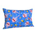 thumbnail image 1 of Salouo Tropical Jellyfishes Pattern Pillow Cases,1PC Pillow Covers with Envelope Closure Decorative Pillow Case for Bed Couch,Pillows Not Included-16"x24", 1 of 6