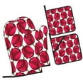 thumbnail image 1 of Salouo Tulips Flowers for Oven Mitts and Potholders BBQ Gloves-Oven Mitts and Pot Holders Non-Slip Cooking Gloves for Cooking Baking Grilling (4-Piece Set), 1 of 6
