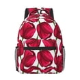 thumbnail image 1 of Salouo Tulips Flowers Print Laptop Backpack 16.5'' Daypack Carry On Backpack for Men Women Outdoor Bag Laptop Sleeve and Dual for Weekender/Business/Hiking-One Size, 1 of 6