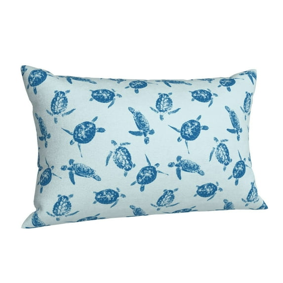 Salouo Turtle Pattern Pillow Cases,1PC Pillow Covers with Envelope Closure Decorative Pillow Case for Bed Couch,Pillows Not Included-14"x20"