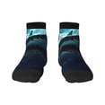 thumbnail image 1 of Salouo Undersea Shark Pattern Unisex Middle Tube Socks,Middle-Finger Knee High Socks Over The Calf Tube Stocking Crew Stockings for Women and Men Tube Socks, 1 of 8