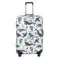 thumbnail image 1 of Salouo Underwater Animals 1 Pattern Travel Dust-proof Suitcase Cover, Softside Suitcase Protector Luggage Cover Protector for 18-32inch ,Not Included Suitcase, 1 of 8