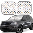 thumbnail image 1 of Salouo Various Rooster Pattern Car Windshield Sun Shade Foldable | Front Windshield Shade for Sun, Heat and UV Rays | Interior Sun Protection-Medium, 1 of 6