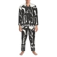 thumbnail image 1 of Salouo Veterans Day Print Button-Front Long Sleeve Pajama Set for Men, Soft 2Pjs Men's Long Sleeve Sleepwear -XX-Large, 1 of 7