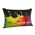 thumbnail image 1 of Salouo Vibrant Color Splash Pattern Pillow Cases,1PC Pillow Covers with Envelope Closure Decorative Pillow Case for Bed Couch,Pillows Not Included-16"x24", 1 of 6