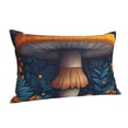 thumbnail image 1 of Salouo Vintage Blue Leaf Mushroom Pattern Pillow Cases,1PC Pillow Covers with Envelope Closure Decorative Pillow Case for Bed Couch,Pillows Not Included-20"x30", 1 of 6