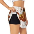 thumbnail image 1 of Salouo Vintage Cowboy On A Bronco Horse Print Women's 2 in 1 Running Shorts Double-Layer Shorts Athletic Workout Gym Yoga Shorts Running Shorts for Women-Large, 1 of 7