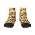 thumbnail image 1 of Salouo Vintage Floral Pattern Unisex Middle Tube Socks,Middle-Finger Knee High Socks Over The Calf Tube Stocking Crew Stockings for Women and Men Tube Socks, 1 of 8