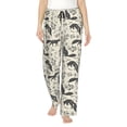 thumbnail image 1 of Salouo Vintage Moon Fox Print Women's Pajama Pants Casual Loose Sweatpants PJs Flowy Pants Drawstring Palazzo for Women Wide Leg Pants Lounge Pajama -XX-Large, 1 of 8