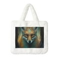 thumbnail image 1 of Salouo Vintage Pattern Fox for Plush Underarm Bag,Soft Tote Bag Ladies Fluffy Shoulder Bag Women Furry Tote Bag Plush Handbag for Autumn and Winter, 1 of 7