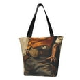 thumbnail image 1 of Salouo Vintage Style Elk for Shoppers Tote for Women Foldable Handbags with Big Capacity Casual One-Shoulder Shopping Bag Hobo Bags Fit for Office/Shopping/Park, 1 of 6