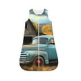 Salouo Vintage Truck Farm Scene Print Baby Sleep Sack Wearable Blanket