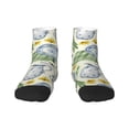 thumbnail image 1 of Salouo Vintage Utensils Pattern Unisex Middle Tube Socks,Middle-Finger Knee High Socks Over The Calf Tube Stocking Crew Stockings for Women and Men Tube Socks, 1 of 8