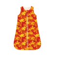 Salouo Vintage maple leaves autumn Print Baby Sleep Sack Wearable
