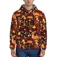 thumbnail image 1 of Salouo Warm Forest Plants and Deer Pattern Men's Fall Hoodie Sweatshirt,Sport Hoodie with Pockets for Men Pullover Casual Hooded Sweatshirt-Medium, 1 of 7