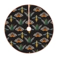 thumbnail image 1 of Salouo Wasp Cockchafer Butterfly Christmas Tree Skirt 36" Farmhouse Christmas Decorations Snowman Xmas Tree Skirt Tree Mat for Holiday Party Decor, 1 of 8
