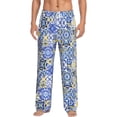 thumbnail image 1 of Salouo Watercolor Artwork Print Pajama Pants for Men, Lounge Pants Elastic Waistband Casual Men's sleepwear Loungewear Sleep Pajama Pant -X-Large, 1 of 7