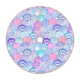 thumbnail image 1 of Salouo Watercolor Sea Shells 1 Christmas Tree Skirt 36" Farmhouse Christmas Decorations Snowman Xmas Tree Skirt Tree Mat for Holiday Party Decor, 1 of 8