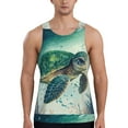 thumbnail image 1 of Salouo Watercolor Turtle1 for Men's Tank Tops,Sleeveless Muscle Shirts for Men Quick Dry Workout Tank Top Gym Muscle Tee Fitness Bodybuilding Sleeveless T Shirt-3X-Large, 1 of 7