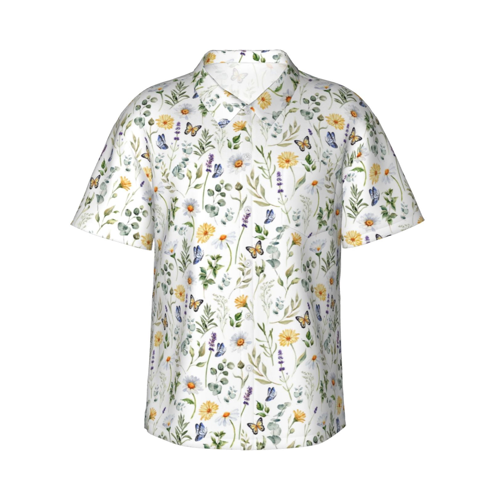 Men's Hawaiian Shirt Waterfalls 2