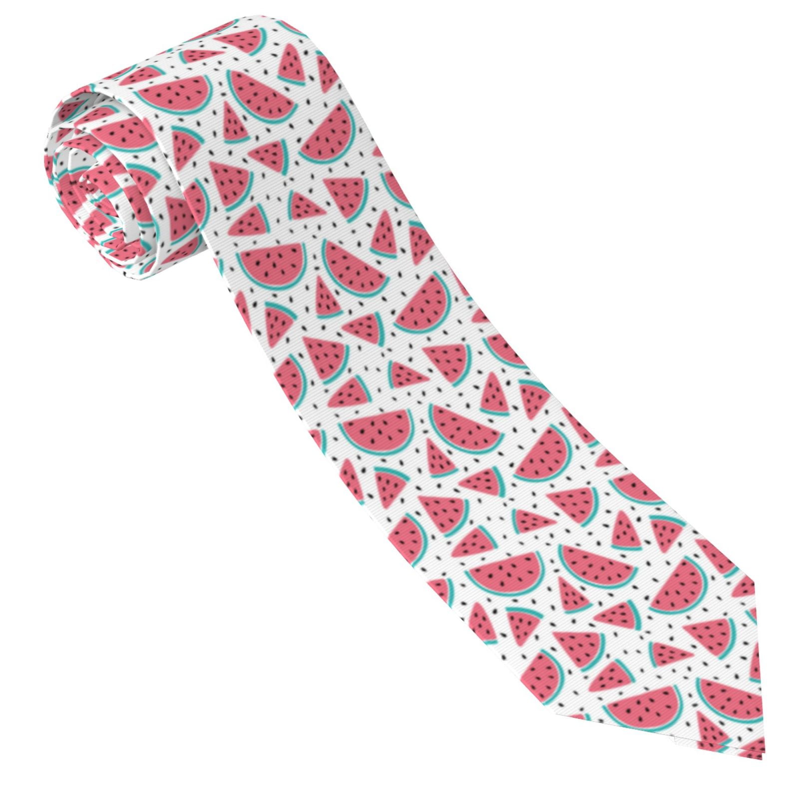 Watermelon Solid Satin Suit Tie