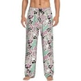 thumbnail image 1 of Salouo West Cowgirl Disco Print Pajama Pants for Men, Lounge Pants Elastic Waistband Casual Men's sleepwear Loungewear Sleep Pajama Pant -Large, 1 of 7