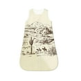 Salouo Wild West Desert With Cowboys Print Baby Sleep Sack Wearable