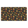 thumbnail image 1 of Salouo Wild West Golden Horseshoe Print Large Mouse Pad,Extended Mat Desk Pad, 3mm Thick Mice Pad Desk Mat Big Desk Pad for Work, Game, Office, Home -16 x 29.5in, 1 of 8