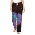 thumbnail image 1 of Salouo Wings Of A Butterfly Print Women's Pajama Pants Casual Loose Sweatpants PJs Flowy Pants Drawstring Palazzo for Women Wide Leg Pants Lounge Pajama -X-Large, 1 of 8