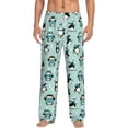 thumbnail image 1 of Salouo Winter Skiing Penguin Print Pajama Pants for Men, Lounge Pants Elastic Waistband Casual Men's sleepwear Loungewear Sleep Pajama Pant -Medium, 1 of 7