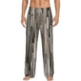 thumbnail image 1 of Salouo Wooden Texture Print Pajama Pants for Men, Lounge Pants Elastic Waistband Casual Men's sleepwear Loungewear Sleep Pajama Pant -X-Large, 1 of 7