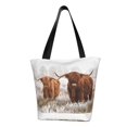 thumbnail image 1 of Salouo Yak for Shoppers Tote for Women Foldable Handbags with Big Capacity Casual One-Shoulder Shopping Bag Hobo Bags Fit for Office/Shopping/Park, 1 of 6
