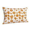 thumbnail image 1 of Salouo Yellow Biscuit Pattern Pillow Cases,1PC Pillow Covers with Envelope Closure Decorative Pillow Case for Bed Couch,Pillows Not Included-14"x20", 1 of 6