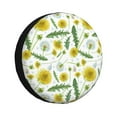 Salouo Yellow Dandelions Print Spare Tire Cover 1417 inch Spare Tire