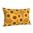 thumbnail image 1 of Salouo Yellow Leopard Print Sunflower Pattern Pillow Cases,1PC Pillow Covers with Envelope Closure Decorative Pillow Case for Bed Couch,Pillows Not Included-14"x20", 1 of 6