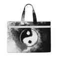 thumbnail image 1 of Salouo Yin And Yang for Canvas Tote File Bag, Tote Bag With Zipper Business Briefcase Document Bag with Handle A4 File Organizer Laptop Bag for Travel & Work, 1 of 8